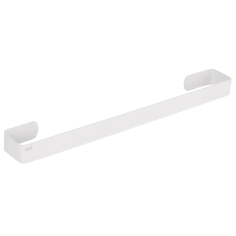 Mood porte-serviettes en acier inoxydable, fixation sans vis, blanc (SATDMOOD23B)