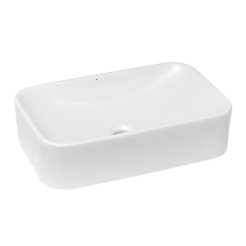 Vasque à poser Glacera Vallone 49 x 30 cm, sans trop-plein, blanc (VA4930)