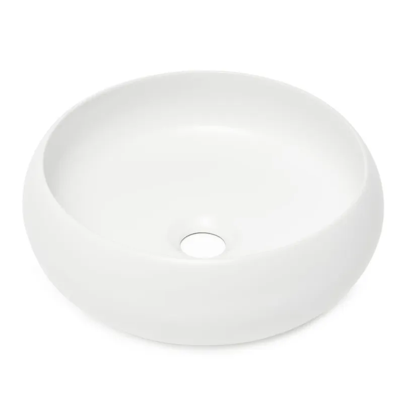 Swiss Aqua Technologies Feel lavabo à poser 36x36 cm mat sans trop-plein (SATUMFEEL3636M)