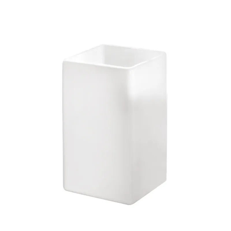 Gobelets à brosse à dents en céramique, blanc (5045114852)