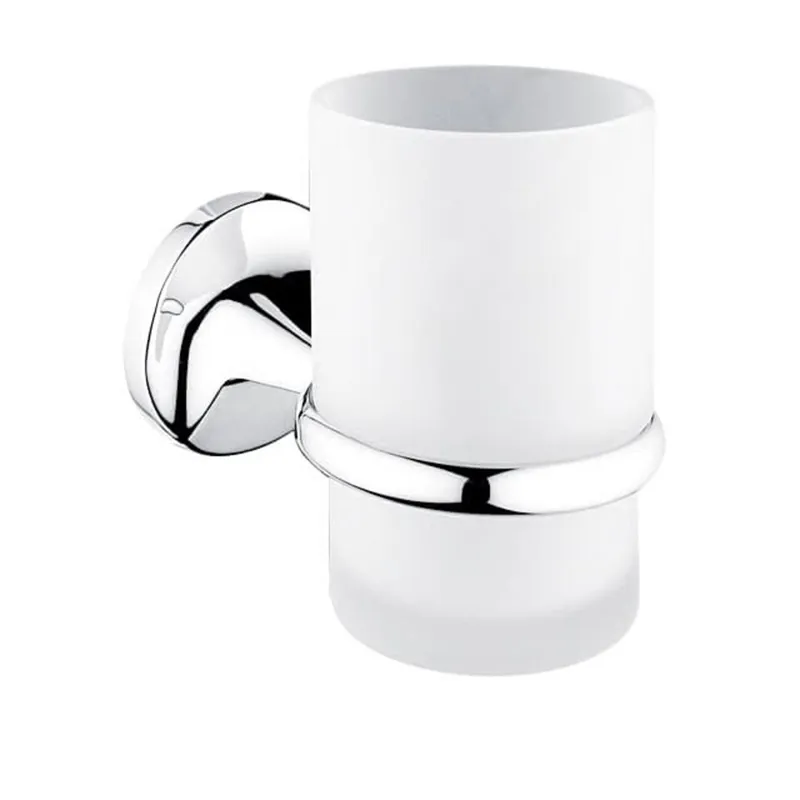 Monolit gobelet à brosse à dents avec verre dépoli, chrome (MO4058C26)