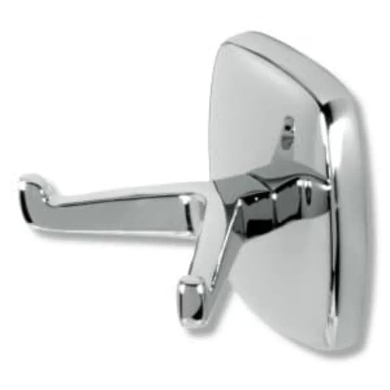 Orfeus Crochet double de salle de bain en laiton, fixation sans vis, chrome (6956.0)