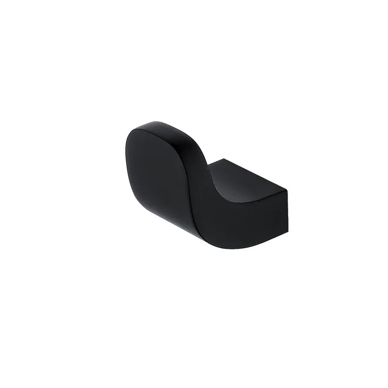 Nikau Crochet de salle de bains, noir mat (NKC3005490)