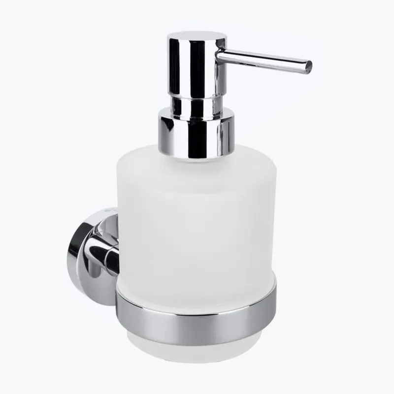 Omega Distributeur de savon mural, fixation sans vis, chrome (104109102)