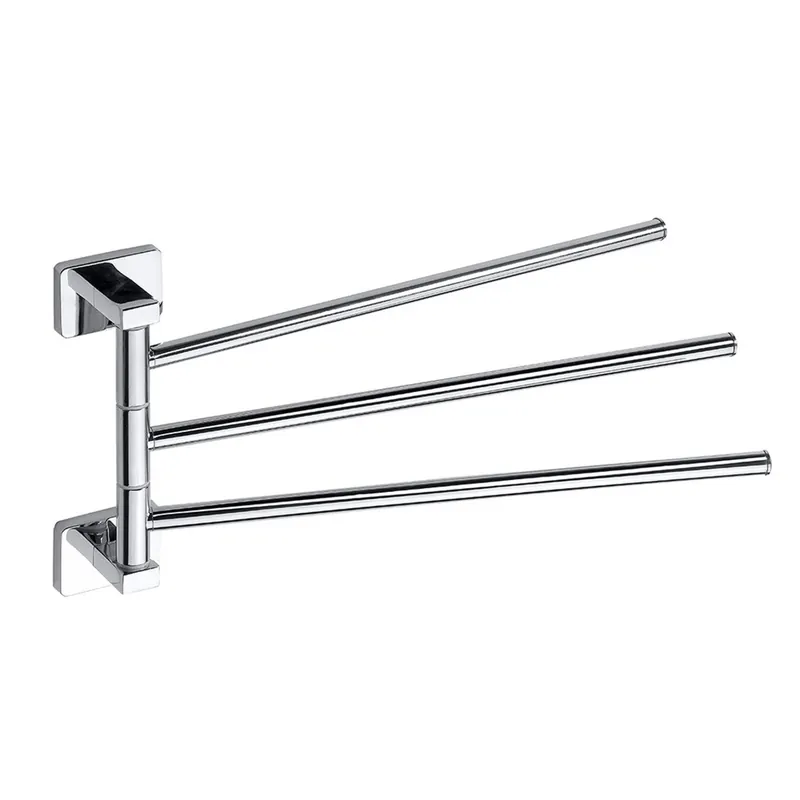 Niki porte-serviettes trois bras modulable, chrome (153104112)