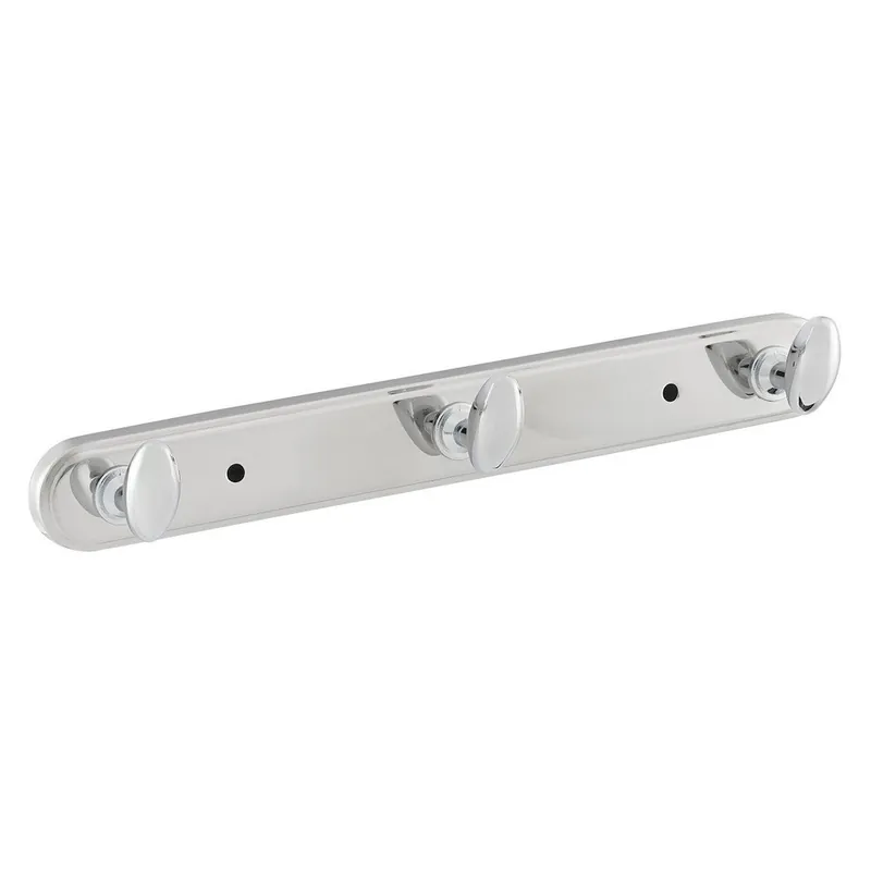 Crochet de salle de bains multiple en acier inoxydable, chrome (TROJHACEKNRZ)