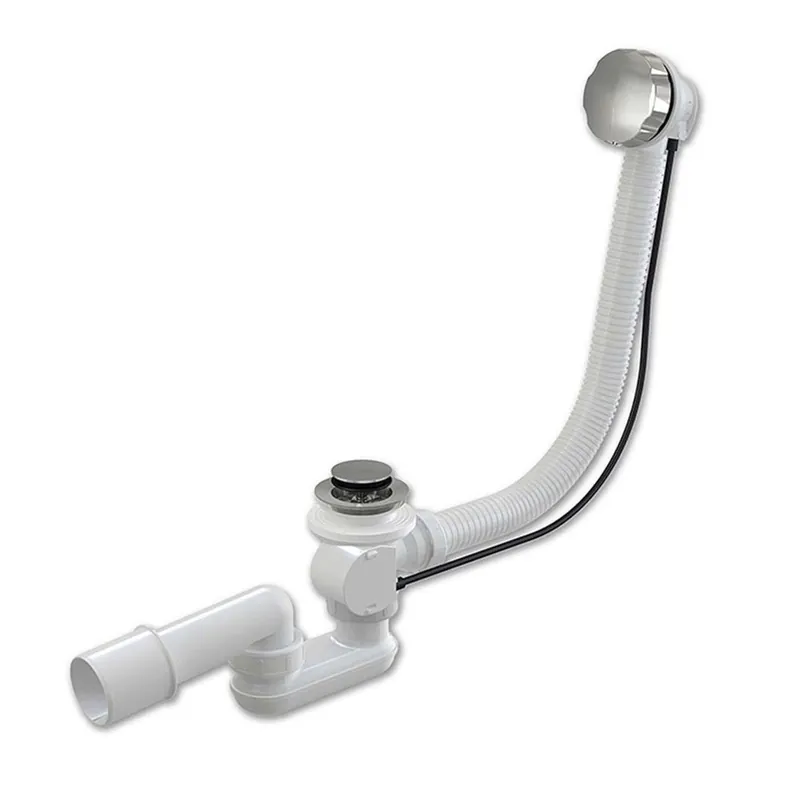 Automatisme de vidage Roth rond, chrome (8100011)