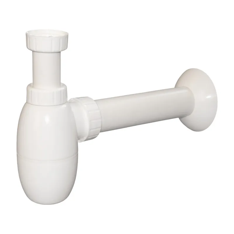 Multi siphon de lavabo 5/4″ DN40, pour mitigeur monocommande avec système de vidage, blanc (E560)