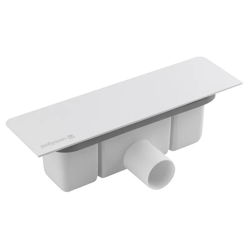 Siphon de receveur de douche Polysan DN 40, blanc (26327)