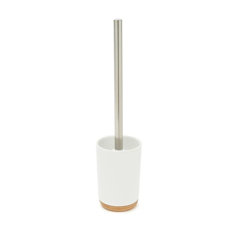 Ella Brosse WC , bois/blanc (SATDELLA37BI)