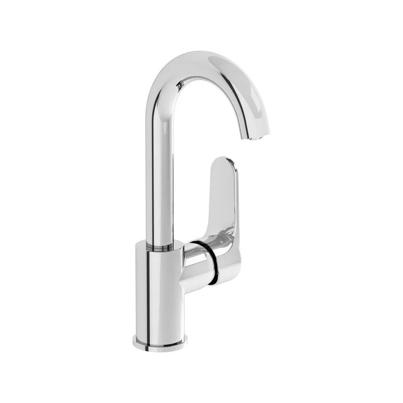 VitrA Root Round BluEco mitigeur d‘évier avec bras pivotant chrome A42754BE