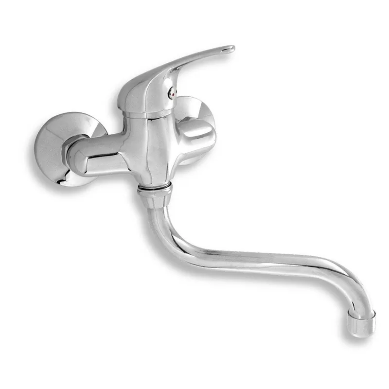 Mélangeur évier Novaservis Titania Iris avec bras articulé 100 mm chrome 92074/T.0