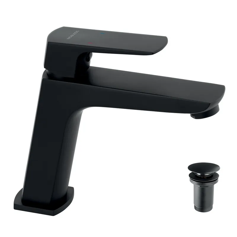 Robinet de lavabo Novaservis Nobles EGO avec setchets noir 43003,5