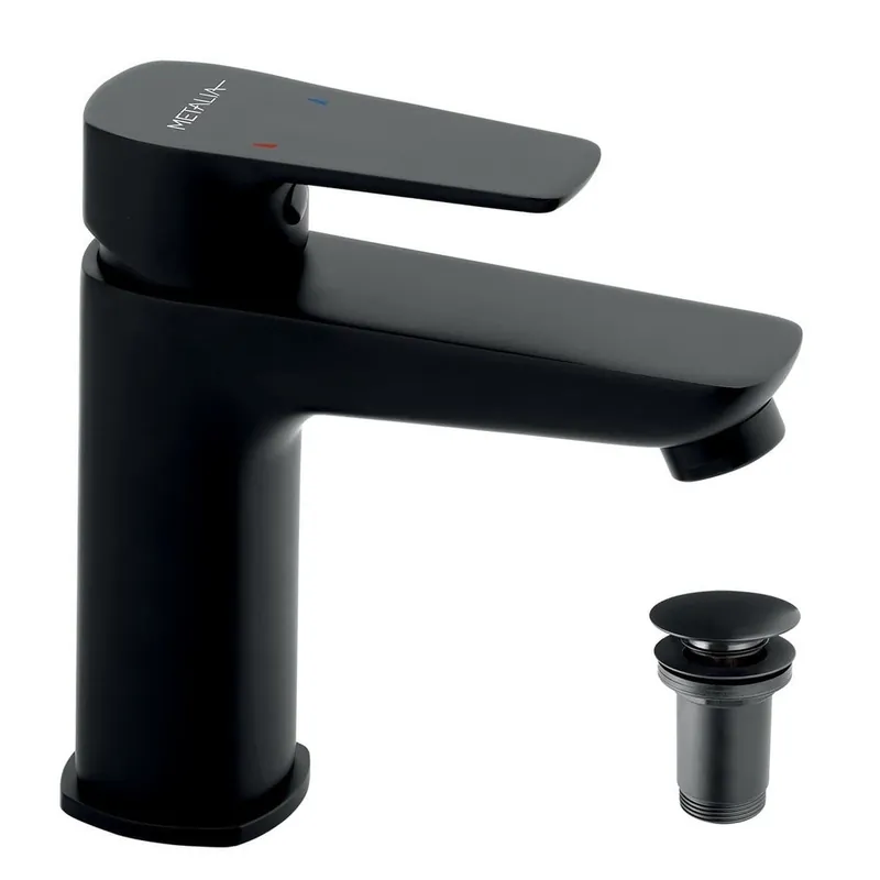 Mélangeur de lavabo Novaservis Metalia 58 avec clic-clamp noir 58003,5