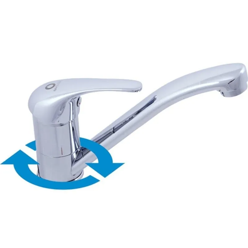 Mélangeur lavabo RAV SLEZÁK Sázava avec bras pivotant chrome SA015.0