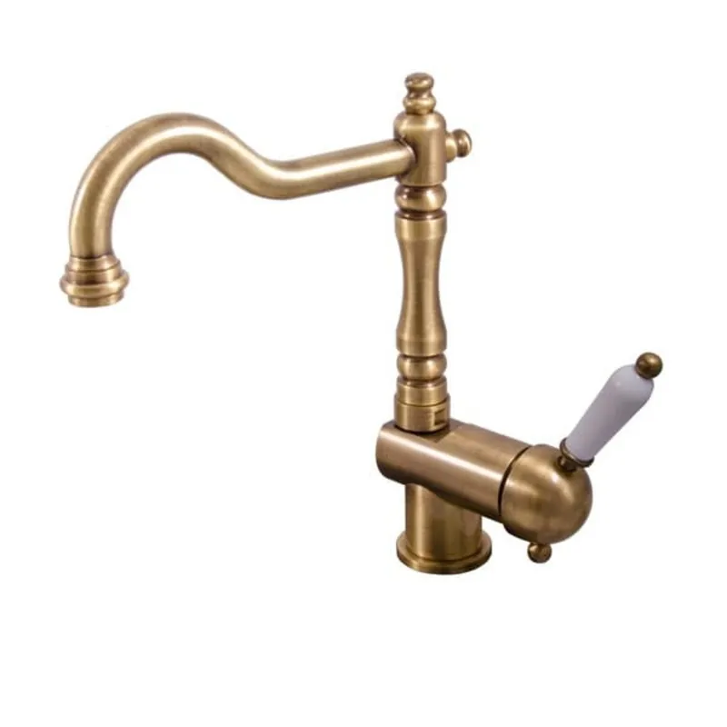 Mitigeur évier RAV SLEZÁK Labe avec bras articulé laiton vieilli L508.5/8SM