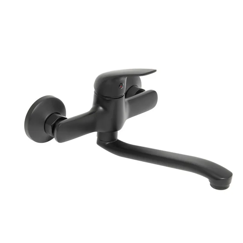 S-Line Pro mitigeur de lavabo avec bras pivotant noir mat SIKOBSLPRO261C