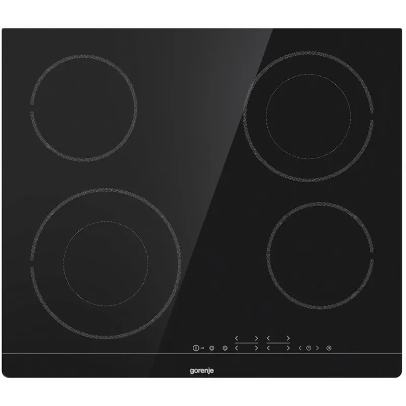 Essential Plaque de cuisson vitrocéramique 4 foyers, 56 × 7 × 49 cm, noir (ECT644BSC)