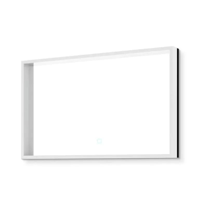 Miroir LED rectangulaire 80x60 cm avec capteur tactile SAT Vision (SATZVIOBLED6080)