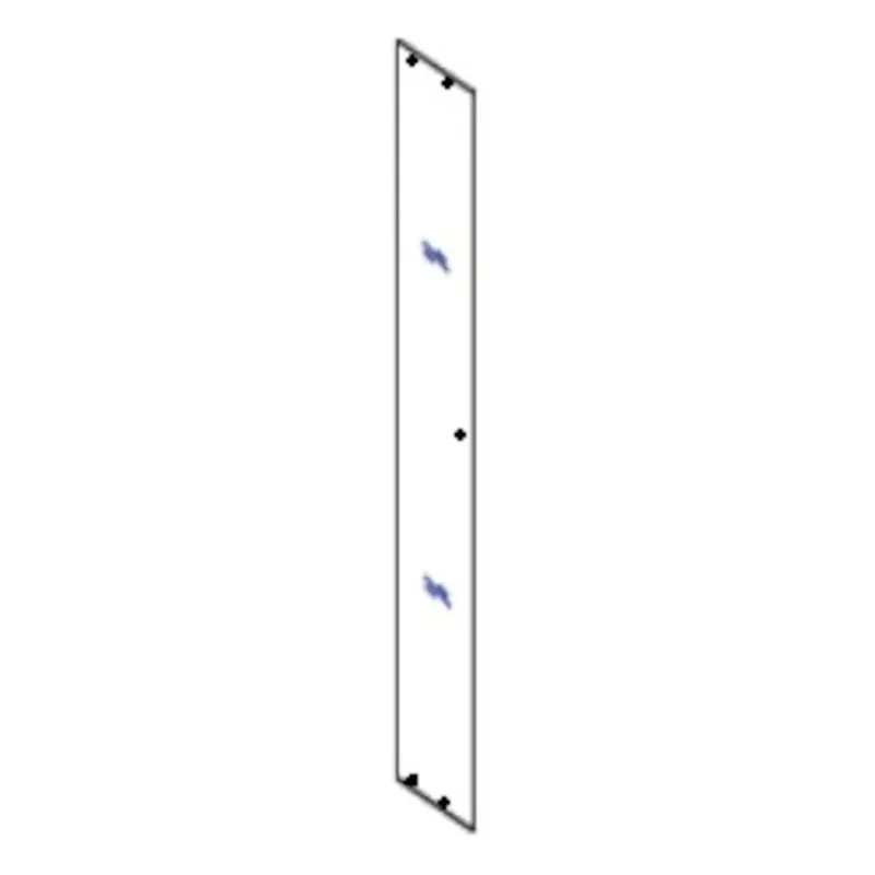 Basic porte vitrée de rechange pour cabines de douche 90x90 cm, transparent (NDMKOUT14MUQ90T)
