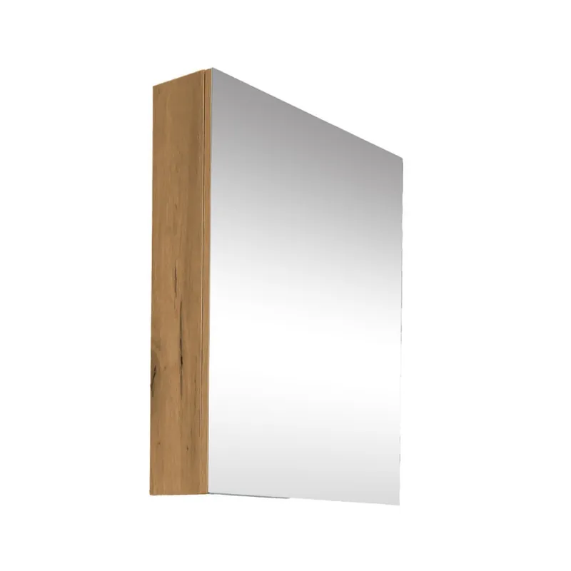 Armoire de toilette avec miroir 60 x 75 cm, décor chêne, SAT B-Way (BWAY60CABOAK)