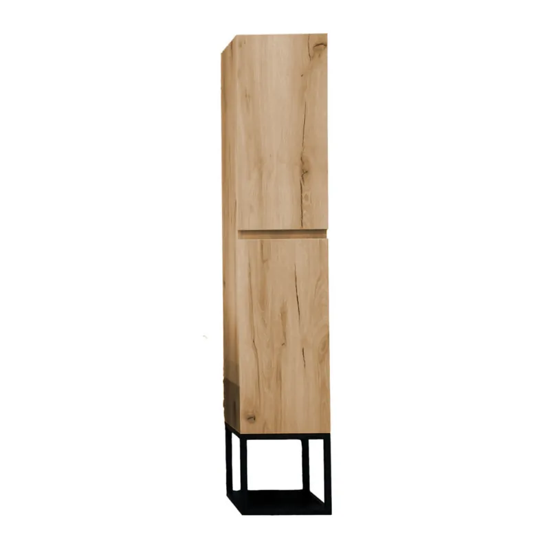 B-Way 30x133x35 armoire de salle de bain sur pied, chêne mat (BWAY35OAKF)