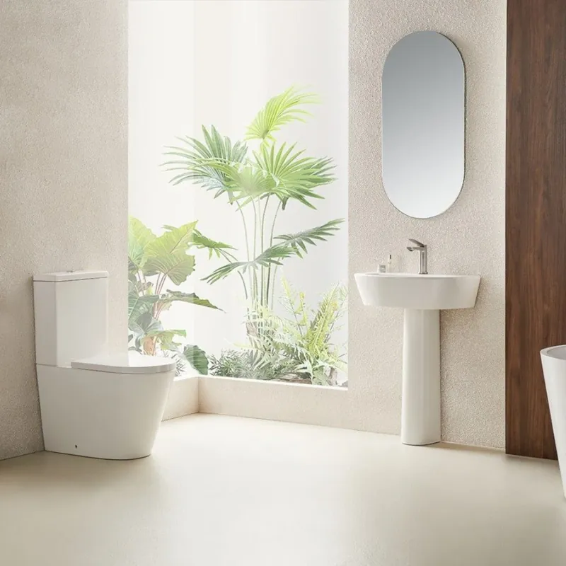 Project cuvette WC à poser sans bride en céramique (réservoir non fourni), blanc (SATPRO31M)