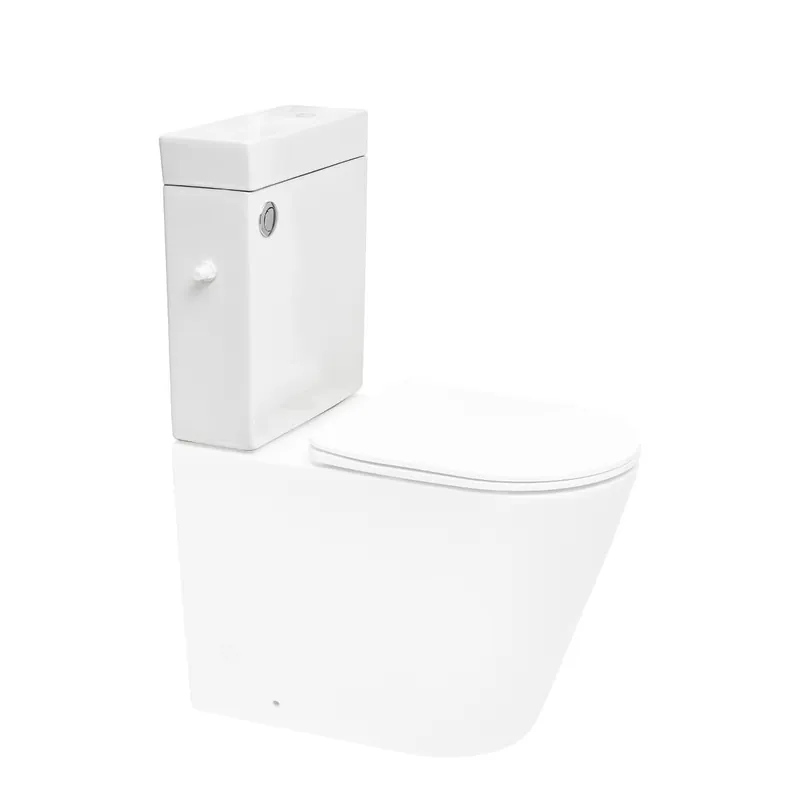 Brevis réservoir de chasse d‘eau en céramique avec lavabo intégré sur le dessus pour Combi WC SATBRE34, blanc (SATBRE34N)
