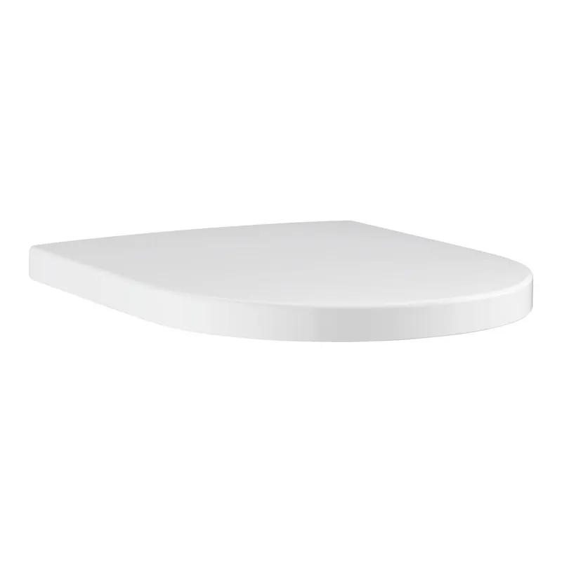 Euro Ceramic siège abattant WC amovible en duroplast avec frein de chute, blanc (102501SH00)