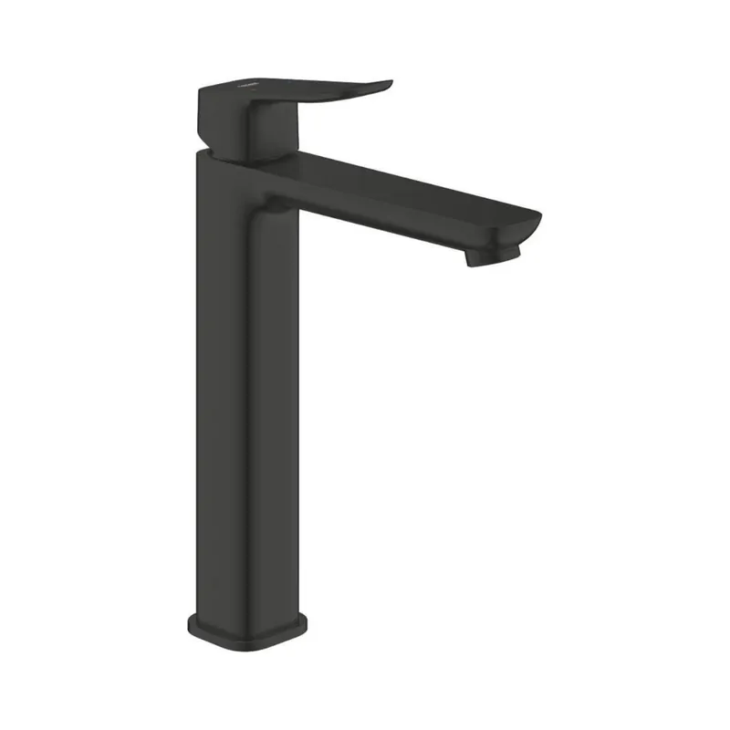 Dice mitigeur lavabo monocommande XL à levier, avec cartouche en céramique, sans tirette ni vidage, noir mat (1018922430)