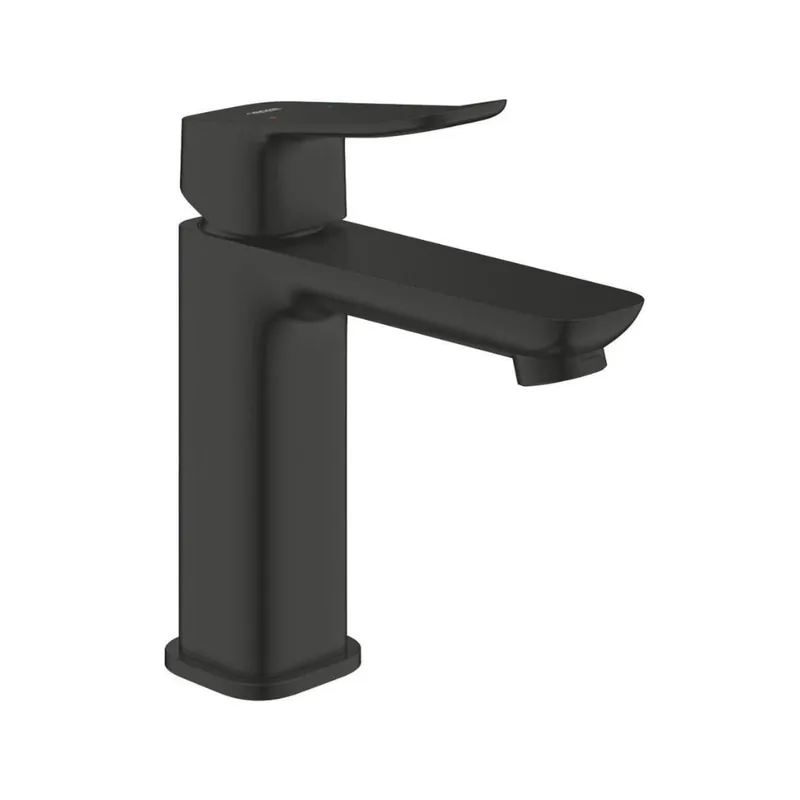Dice mitigeur monocommande de lavabo à levier avec vidage Clic-Clac, noir mat (1018332430)