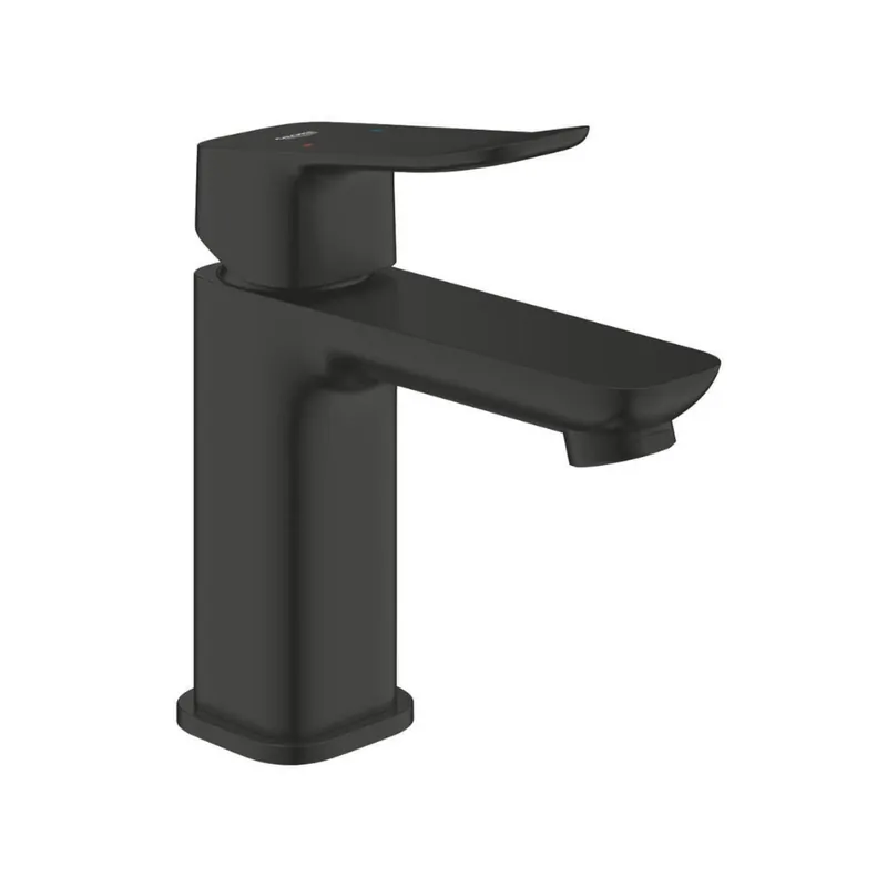 Dice mitigeur monocommande de lavabo à levier avec vidage Clic-Clac, noir mat (1018572430)