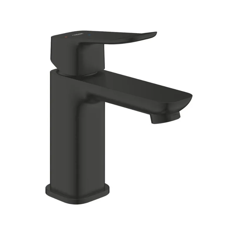 Dice mitigeur monocommande de lavabo à levier avec vidage Clic-Clac, noir mat (1018612430)