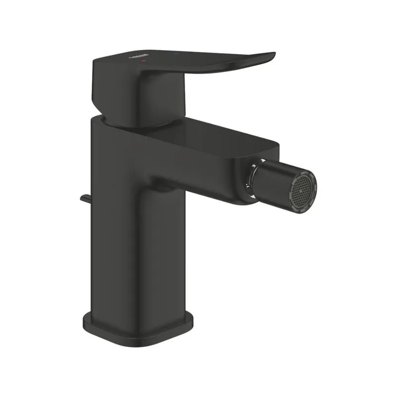 Dice mitigeur monocommande de bidet à levier avec vidage, noir mat (1018772430)