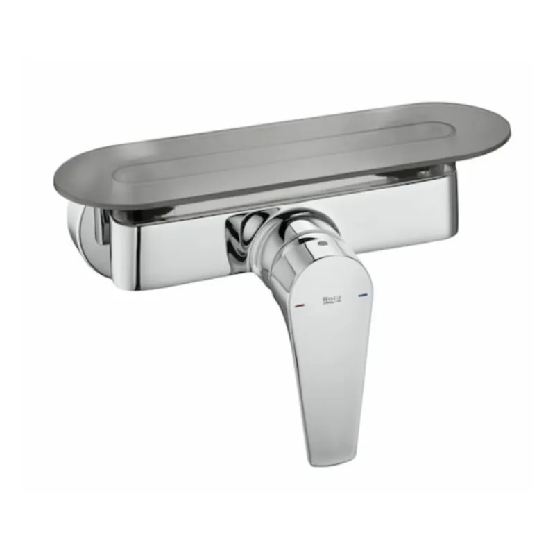 Atlas étagère 25,8 cm en plastique pour mitigeur de douche, gris (A5B4961TP0)