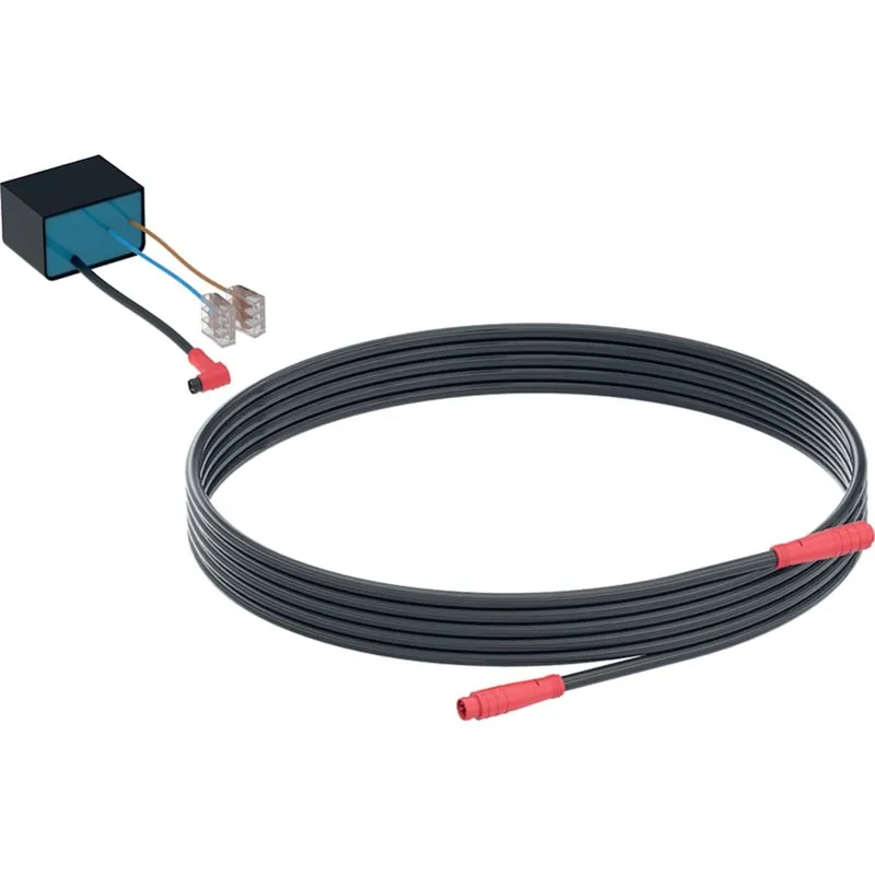 Bloc dʼalimentation 230 V / 12 V / 50 Hz, avec câble dʼalimentation électrique 1,8 m, pour boîtier de raccordement électrique