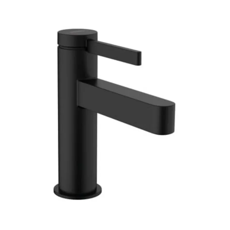 Finoris mitigeur de lavabo à levier, taille S, avec vidage Clic-Clac, noir mat (76010670)