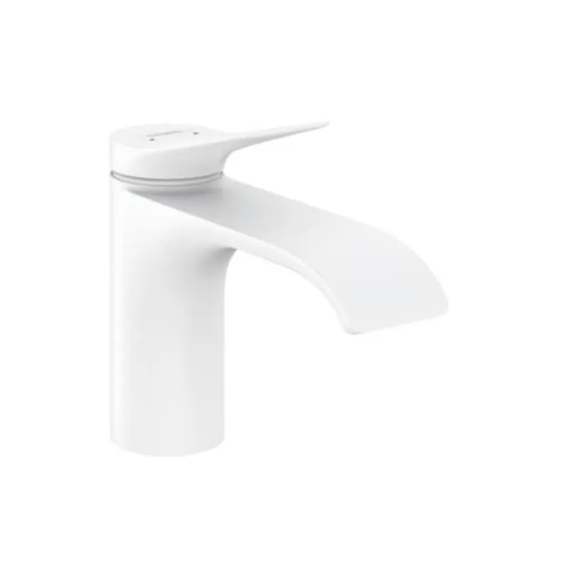 Vivenis mitigeur de lavabo à levier, taille S, avec vidage, blanc mat (75010700)