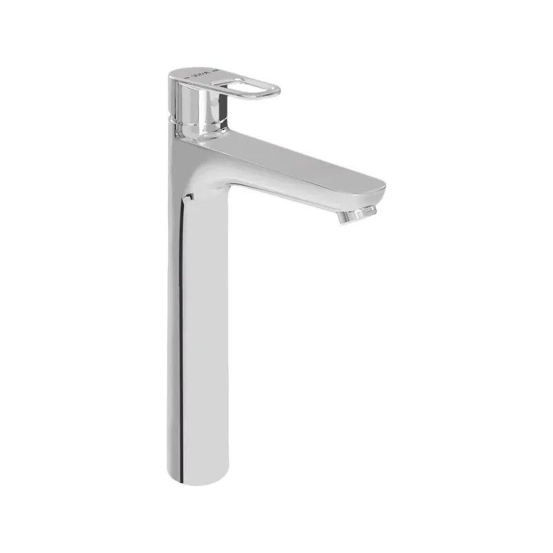 Flow mitigeur lavabo XL 29,2 cm, à levier, sans vidage, chrome (A43014)