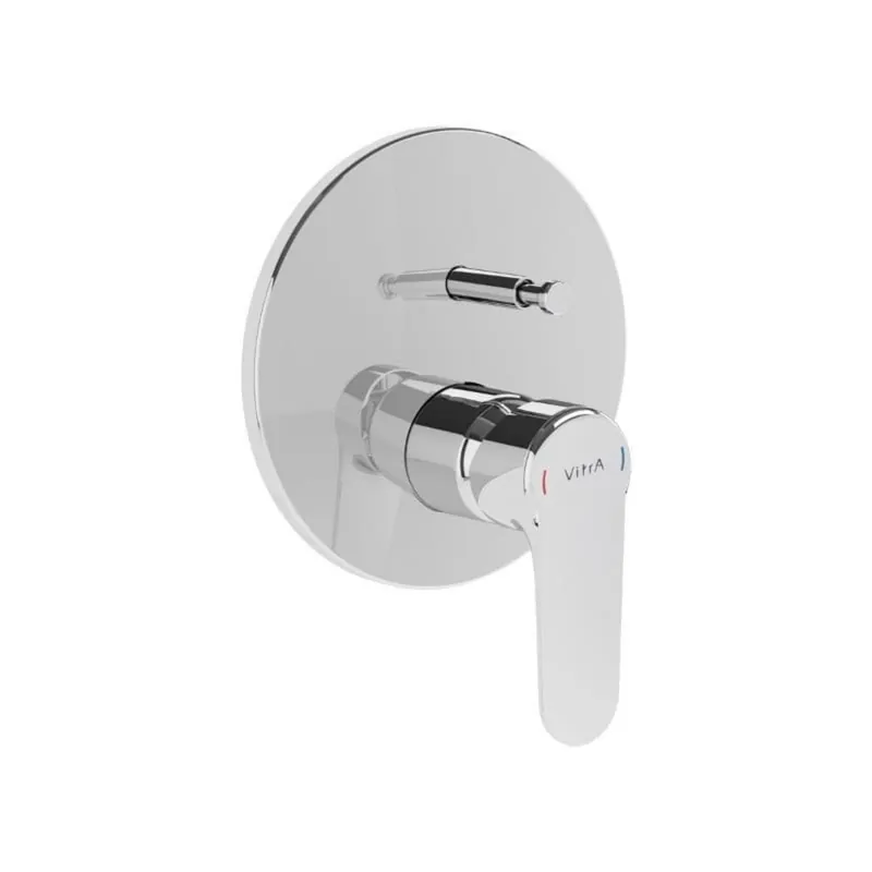 Root Round mitigeur de douche à encastrer à levier, vendu sans corps d‘encastrement, chrome (A42727EXP)