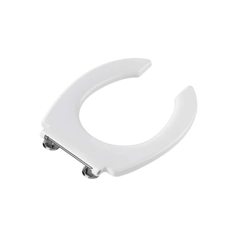 Abattant WC ouvert 36x44x4 cm, en Duroplast, sans couvercle, blanc (128-003-006)