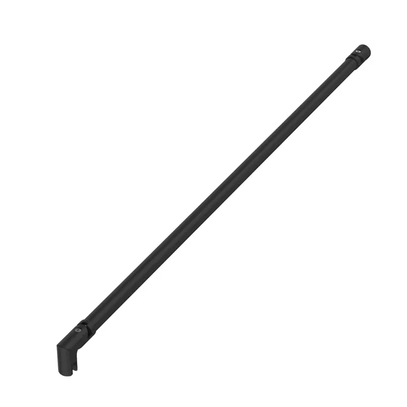 Project bras de montage pour paroi de douche 120 cm, noir mat (SATZAV6C)