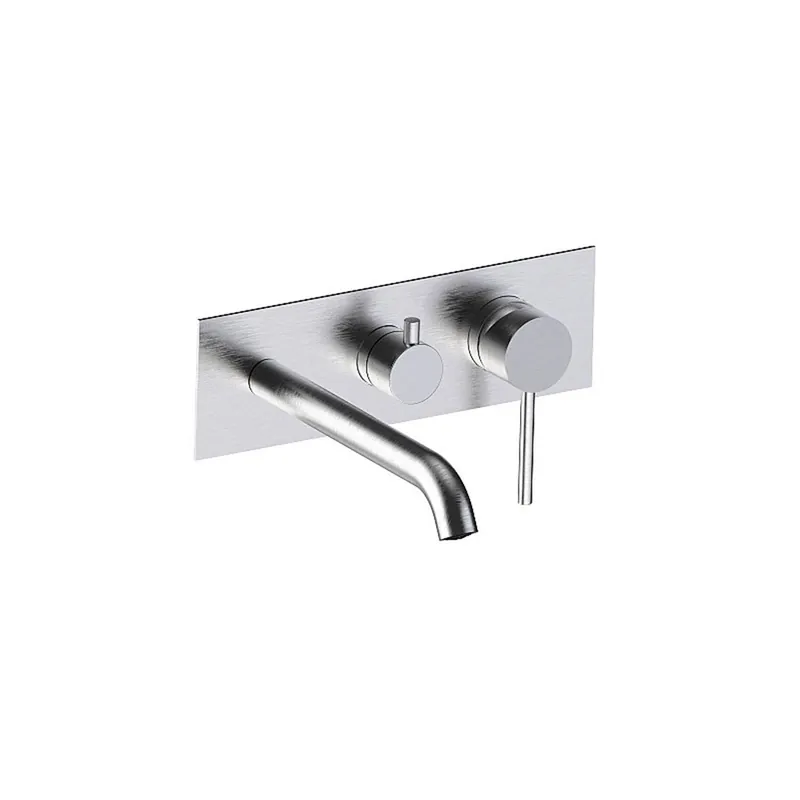 Pepe XL inox 316 Frattini mitigeur mural de baignoire à deux sorties