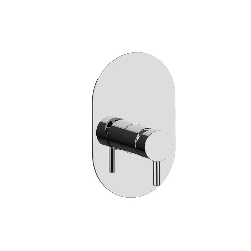 Mélangeur douche 1 voie avec plaque ovale Pepe XL Frattini