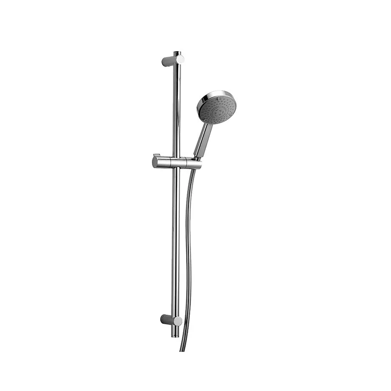 Garniture de douche avec douchette 3-jets et tuyau flexible+raccord prise eau Docce Frattini