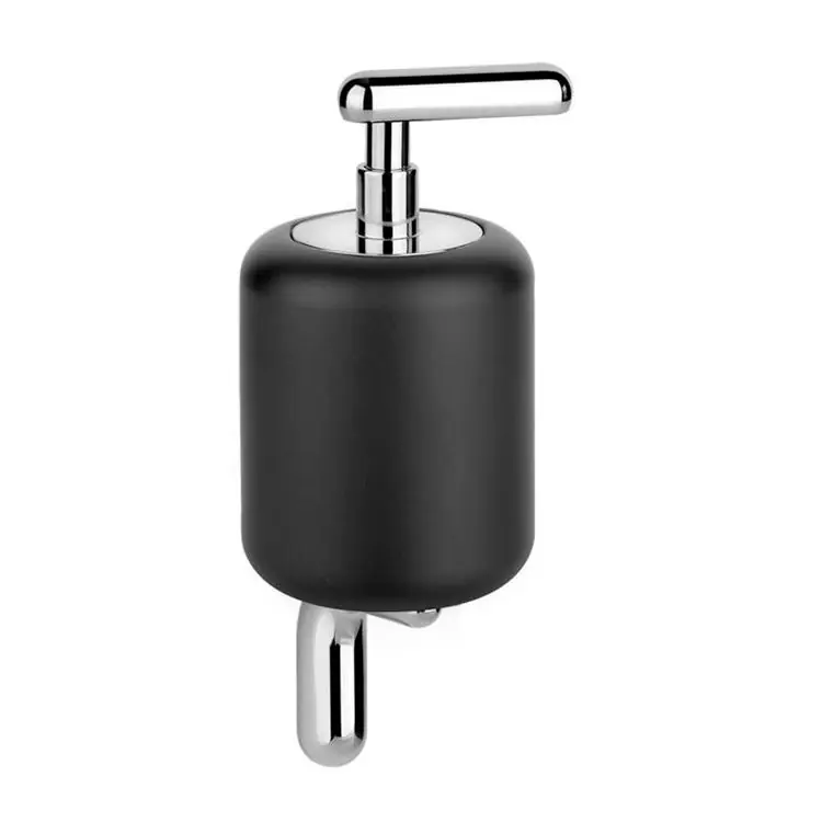 Porte savon a mur noir Goccia Gessi