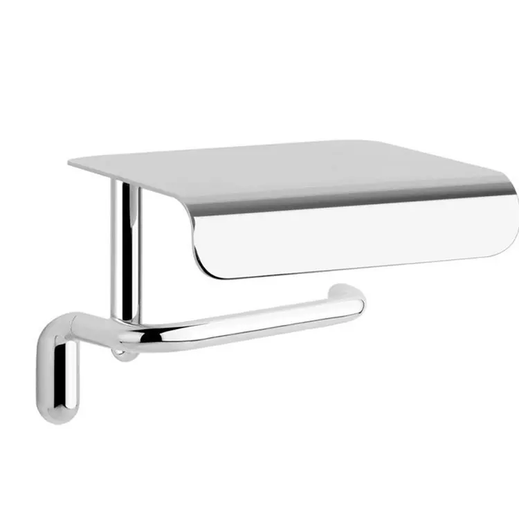 Porte rouleau mural avec couvercle Goccia Gessi
