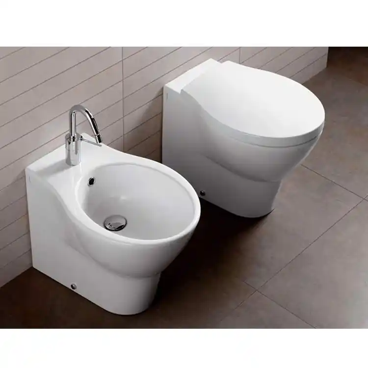Wc et bidet au sol Nido Hatria