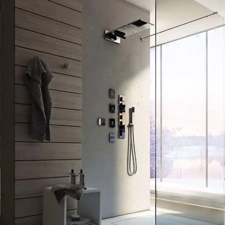 Système de douche avec chromothérapie Calflex Yes