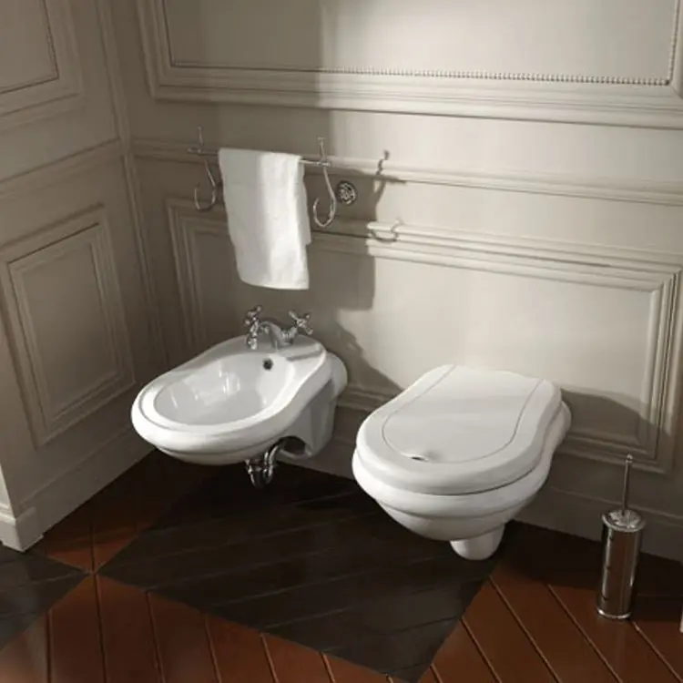 Wc et bidet suspendu Kerasan Retrò